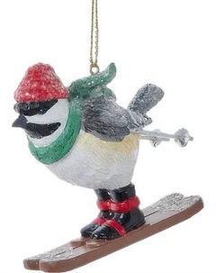 Елочная игрушка Kurt S. Adler Птица на лыжах / E0970_3 Kurt s. adler