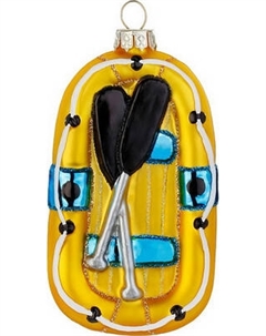 Елочная игрушка Inge's Christmas Figural Glass Ornaments. Шлюпка / 64892H120 Inge's christmas