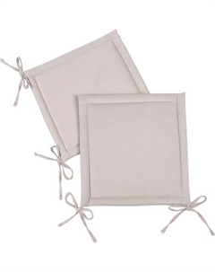 Комплект подушек на стул BIO-LINE Кабрио с завязками 40x40 / PKK2 Bio-line