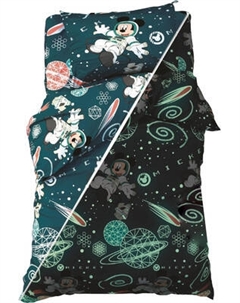 Комплект постельного белья Этель 1.5сп Мышонок космонавт / 4948399