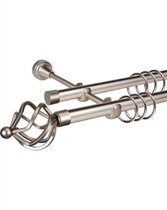 Карниз для штор АС ФОРОС Grace D19Г/19Г + наконечники Булава Ас форос