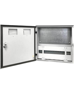 Корпус металлический КасКад Энерго ЩУЭ-3/2-500х500х150-IP54 S1.5 с защитной панелью МППБ / 000307 Каскад энерго