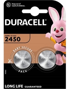Комплект батареек Duracell CR2450 Lithium 3V