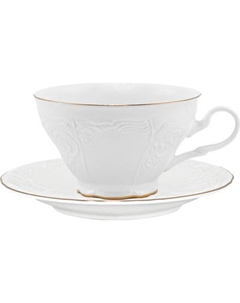 Чашка с блюдцем Lenardi Maria Gold 226-053