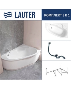 Ванна акриловая Lauter Valencia 160x105 / 2102160R