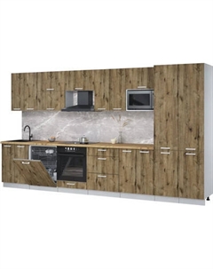 Кухонный гарнитур Интерлиния Мила Лайт 3.8-ПМ2