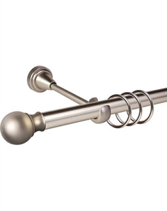 Карниз для штор АС ФОРОС Grace D19Г + наконечники Шар Стюард Ас форос