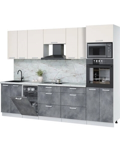 Кухонный гарнитур Интерлиния Мила Лайт 2.85-ПМ3