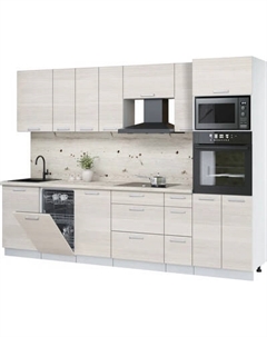 Кухонный гарнитур Интерлиния Мила Лайт 2.9-ПМ3