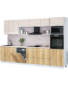 Кухонный гарнитур Интерлиния Мила Лайт 3.3-ПМ1-2