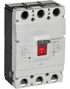 Выключатель автоматический Generica ВА66-39 3Р 630А 35кА / SAV50-3-0630-G