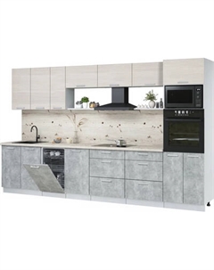 Кухонный гарнитур Интерлиния Мила Лайт 3.5-ПМ3