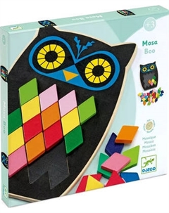 Развивающая игра Djeco Educational Wooden Games Мозаика Сова DJ01693