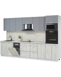 Кухонный гарнитур Интерлиния Мила Лайт 3.25-ПМ3