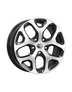 Литой диск K&K КС869 Octavia 16x6.5" 5x112мм DIA 57.1мм ET 46мм Алмаз черный K&k