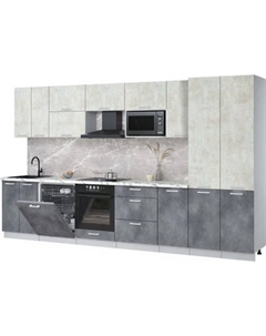 Кухонный гарнитур Интерлиния Мила Лайт 3.6-ПМ2