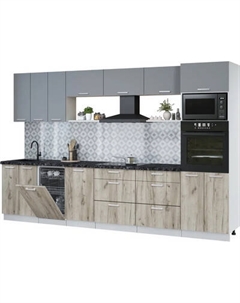 Кухонный гарнитур Интерлиния Мила Лайт 3.3-ПМ3