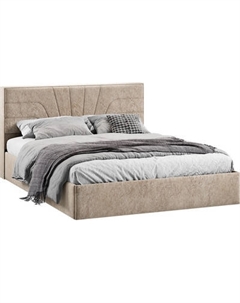 Двуспальная кровать ТриЯ Пандора с ПМ и заглушиной 160x200 Тип 1 Трия