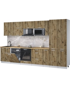 Кухонный гарнитур Интерлиния Мила Лайт 3.5-ПМ2