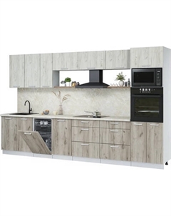 Кухонный гарнитур Интерлиния Мила Лайт 3.5-ПМ3