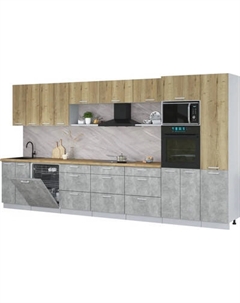 Кухонный гарнитур Интерлиния Мила Лайт 4.0-ПМ1