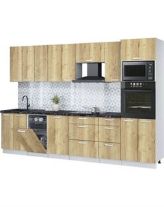 Кухонный гарнитур Интерлиния Мила Лайт 3.1-ПМ3