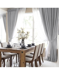 Комплект штор Волшебная ночь Рогожка 200x270см / 777456