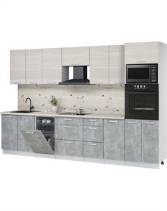 Кухонный гарнитур Интерлиния Мила Лайт 3.25-ПМ3