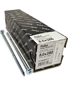Шуруп Finka Timber Screws CT Конструкционный по дереву TORX40 8x280 тарелка