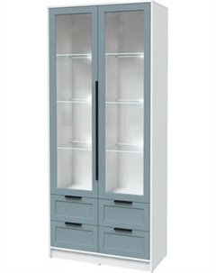 Шкаф с витриной Интерлиния Концепт Тренд КТ-ШВ2 с подсветкой