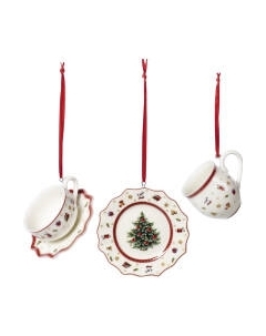 Набор елочных игрушек Villeroy & Boch Toys Delight Decoration. Сервиз из трех предметов / 14-8659-6664 Villeroy & boch