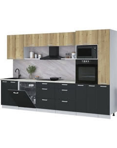 Кухонный гарнитур Интерлиния Мила Лайт 3.3-ПМ1