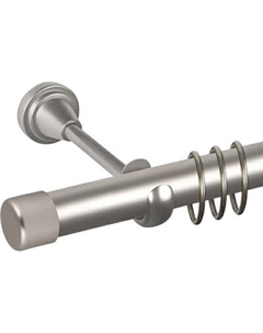 Карниз для штор АС ФОРОС Grace D25Г составной + заглушка Закругленная Ас форос