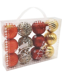 Набор шаров новогодних MONAMI Новогодний Микс / GOLD23-6121 Monami