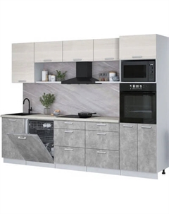 Кухонный гарнитур Интерлиния Мила Лайт 2.9-ПМ1