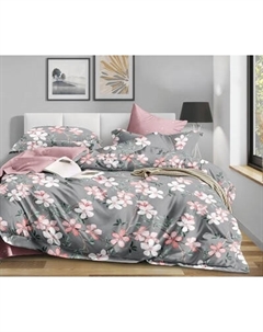 Комплект постельного белья Реноме Евро Оливковая коллекция. Простыня на резинке УУ 1612