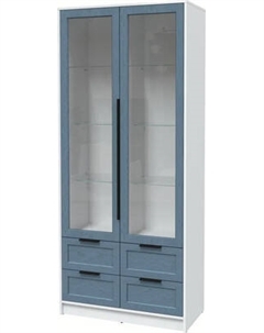 Шкаф с витриной Интерлиния Концепт Тренд КТ-ШВ2