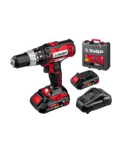 Аккумуляторная дрель-шуруповерт Зубр ДШУ-185-22