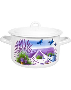 Кастрюля Лысьвенские эмали Лето в Провансе С-16111/4 ЭК