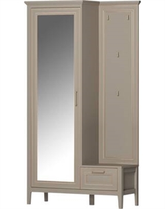 Секция в прихожую Black Red White Classic PPK1D1K/L Black red white