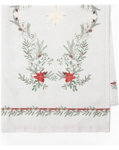 Дорожка на стол Этель Елочные ветви 30x70 / 10658917