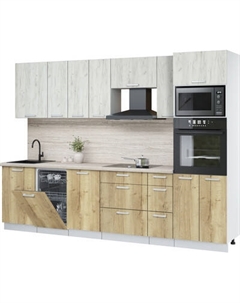 Кухонный гарнитур Интерлиния Мила Лайт 2.9-ПМ3