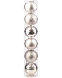 Набор шаров новогодних Ausini HE20248-68-1