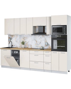 Кухонный гарнитур Интерлиния Мила Лайт 2.9-ПМ3