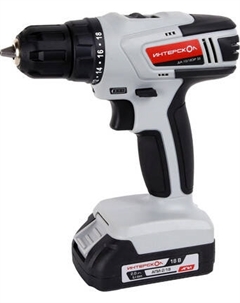 Аккумуляторная дрель-шуруповерт Интерскол ДА-10/18ЭР / 518.2.2.20