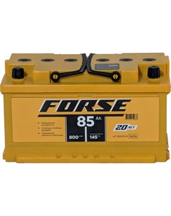 Автомобильный аккумулятор Forse R+ низкий 800A / 6CT-85VLR низк.