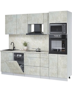 Кухонный гарнитур Интерлиния Мила Лайт 2.45-ПМ3