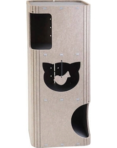 Домик-когтеточка Дарэленд Колонна / 8051беж-сер