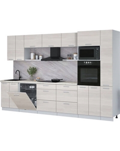 Кухонный гарнитур Интерлиния Мила Лайт 3.3-ПМ1