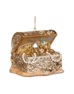 Елочная игрушка Goodwill Xmas 2023 Сундук с сокровищами / MO 95207